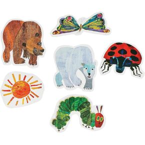 Jumbo The World of Eric Carle™ Cutouts - Educational - Classroom Decorations - Bulletin Board Decor - 6 Pieces