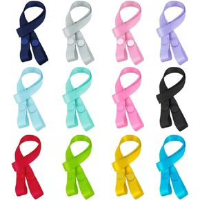 12PCS Mask Lanyard with Snap,Face Mask Lanyard With Clip for Women Men Kids, Mask Leash Card Strap Convenient Adjustable Comfortable Teens/Adults
