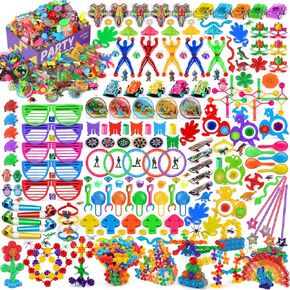 Amy&Benton 500pcs Carnival Prizes Pinata Filler for Kids Party Favor Bags Birthday Toddler Small Toys Goodie Bags Stuffers for Kids Treasure Box Toys for Classroom Gift Bag Stuffers Small Prizes