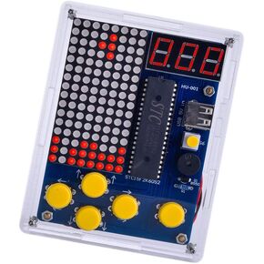Pixel Game Machine Production Kit 51 Single-chip Computer Game Recreational Machine Tetris DIY Parts