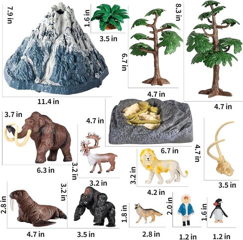 مجموعة بركان كبيرة من تيمي مع 9 شخصيات ديناصور للأطفال الصغار للأطفال 2 3 4 5 6 7 سنوات، محاكاة للانفجارات البركانية مع الصوت، يمكن للبركان تخزين الديناصورات، هدايا للأطفال الصغار الأولاد والبنات in Saudi Arabia