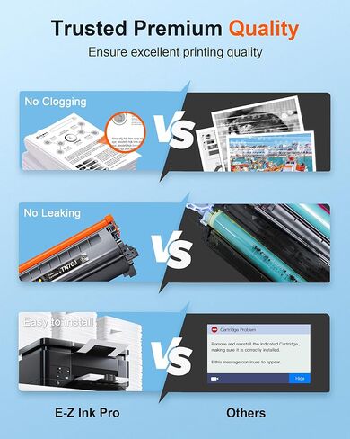 خرطوشة حبر E-Z Ink Pro TN760 TN-760 TN730 TN-730 بديلة لطابعة Brother tn760 TN-760 للاستخدام مع طابعة HL-L2350DW HL-L2370DW HL-L2390DW HL-L2395DW MFC-L2710DW MFC-L2750DW (4 أسود) in Saudi Arabia