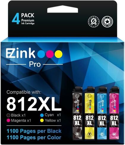 خرطوشة حبر E-Z Ink Pro TN760 TN-760 TN730 TN-730 بديلة لطابعة Brother tn760 TN-760 للاستخدام مع طابعة HL-L2350DW HL-L2370DW HL-L2390DW HL-L2395DW MFC-L2710DW MFC-L2750DW (4 أسود) in Saudi Arabia