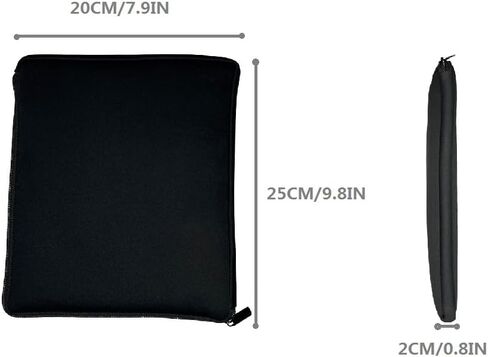 AF-WAN Waterproof and Dustproof Soft Book Cover Sleeve for Dinner Tonight, 25X20X2CM, Perfect for Home, Outdoor and Travel Use (Black) in Saudi Arabia