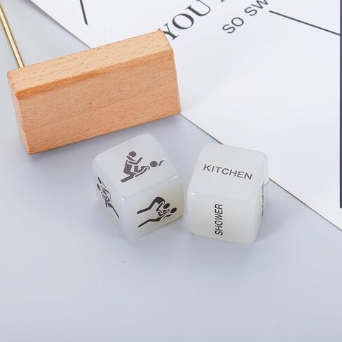 Dirty Santa Gifts Under 20 Stocking Stuffer Gift for Him Her Husband Valentines Day Gifts for Him Her Date Night Idea Naughty Dice,Anniversary Wife Boyfriend Girlfriend 2pcs Dice for Couples in Saudi Arabia