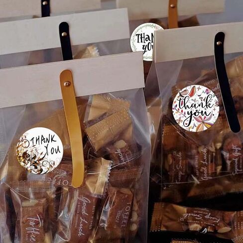 500 قطعة من ملصقات شكرًا لك، عشرة تصميمات بنمط الأزهار، ملصقات شكرًا لك، ملصقات ذاتية اللصق لحقيبة تغليف هدايا حفلات الزفاف وأعياد الميلاد، ملصق شكرًا مقاس 1 بوصة للأعمال الصغيرة، A235 in Kuwait