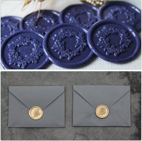 MECCANIXITY 20 Pcs Blue Purple 1/2 Cylinder Sealing Wax Stick Glue Gun Wax Seal Rod Craft Adhesive Waxing for Letter Seal Wax Stamp,Wedding Invitations, Packaging Decoration in Saudi Arabia