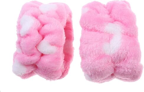 JIYAN 2 Pcs Wrist Spa Washband Microfiber Wrist Wash Towel Band Wristbands for Washing Face Absorbent Wristbands Wrist Sweatband for Women Prevent Liquid from Spilling in Saudi Arabia