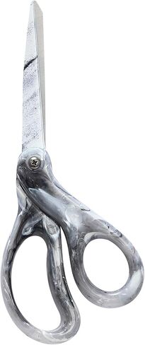 LIVINGO All Purpose Scissors - 8" Sharp Heavy Duty Fabric and Paper Shears with Gradient Pink Color Coating Stainless Steel Blade and Comfort Smooth Grip for Office Home Arts, Crafts in Saudi Arabia