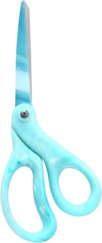 LIVINGO All Purpose Scissors - 8" Sharp Heavy Duty Fabric and Paper Shears with Gradient Pink Color Coating Stainless Steel Blade and Comfort Smooth Grip for Office Home Arts, Crafts in Saudi Arabia
