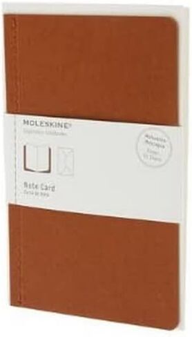 Moleskine Messages Note Card, Pocket, Plain, Terracotta Red, Soft Cover (3.5 x 5.5) in Saudi Arabia
