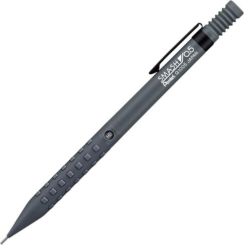 Pentel Mechanical Pencil Smash, 0.5mm, Dark Gray Q1005-N in Saudi Arabia