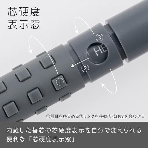 Pentel Mechanical Pencil Smash, 0.5mm, Dark Gray Q1005-N in Saudi Arabia