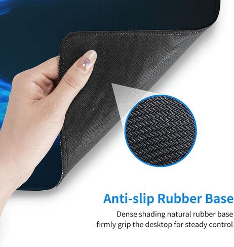 Mouse Pad Melon Watermelon Summer Gaming Mouse Mat, Non-Slip Rubber Base Round Mousepad Mousemat for Laptop Computer PC Office Home in Saudi Arabia