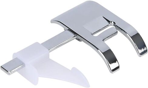 Silver Stainless Steel Adjustable Guide Sewing Machine Presser Foot. Fits for Low Shank Domestic Sewing Machine. Snapping On Brother, Babylock, Singer, Sewing Machine Parts and Accessories in Kuwait