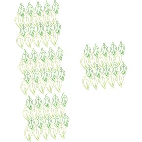 120 Pcs Paper Clip Paper Clip Office Paperclips Leaf Shaped Paper Clip Office Supplies Set Binder Folders Metal File Holder Small Paperclips Paper Clips for Document Metal