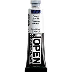 Open 2 Oz Acrylic Color Paints Color: Prussian Blue Hue