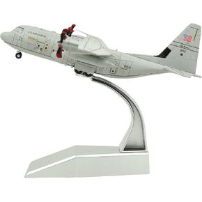 TANG DYNASTY(TM) 1:200 C-130J Hercules Military Transport Aircraft Metal Plane Model,US Air Force,Military Airplane Model,Diecast Plane,for Collecting and Gift