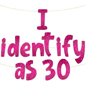 Funny Black Glitter Banner Happy Mens Birthday Party Supplies, Ideas, and Gifts 21st, 30th, 40th, 50th, 60th, 70th, 80th Adult Birthday Decorations in Kuwait