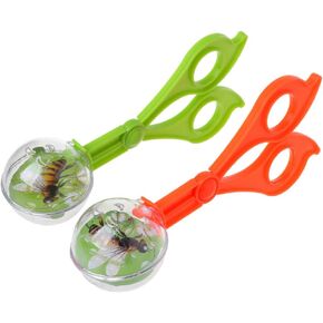 Plastic Insect Catcher Scissors Tongs Tweezers for Kids Children Toy Handy