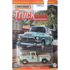 Hot Wheels Matchbox '57 GMC Stepside - سلسلة الشاحنات - أخضر بحري 12/12