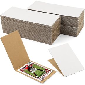 مركز لوحة السجادة، واقيات شحن البطاقات المتدرجة 4 × 6، 50 حزمة (يمكن أن تحمل 50 بطاقة)، ​​وسادات تغليف مموجة ممتازة، مستلزمات أوراق قابلة للطي، أكمام من الورق المقوى للبطاقات الرياضية، بطاقة بريدية صلبة لبطاقات التداول in Kuwait