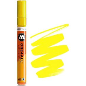 Molotow ONE4ALL Acrylic Paint Marker, 4mm, Zinc Yellow, 1 Each (227.201)