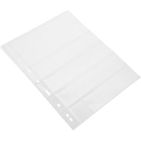10 Sheets Stamp Holders Album Storage Holder Stamp Collecting Supplies Plastic Stamp Collecting Albums Standard Stamp Pages Stamp Storage Pocket Stamps Stamp Album Page Folder Pvc