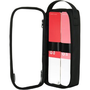 Homakover Carrying Case for Pantone Color Guide Book, Clear Travel Color Guide Organizer, Portable Waterproof Color Guide Set Pouch, Storage Bag with Handle Fits for Pantone Color Guide Book