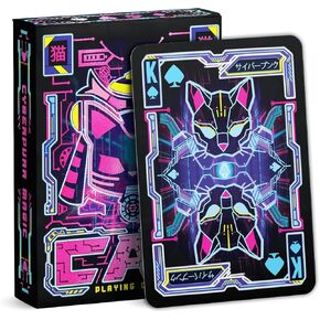 Cat Playing Cards for Adults Teens Men Friends Family Games Cool Deck