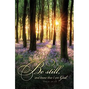 Church Bulletin 11" - Funeral - Be Still (Pack of 100)