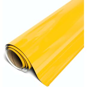 Siser EasyPSV Starling by Avery Dennison 12"x1yd (Dandelion) - Permanent Adhesive Vinyl, Dishwasher Safe, for Indoor & Outdoor Applications - for Use with Siser, Cricut & Silhouette Cutters
