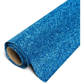 Siser Glitter HTV 12"x3ft Roll (Blue) Iron on Heat Transfer Vinyl
