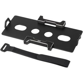 KYX Racing CNC Machined Aluminum Battery Tray Upgrades Parts Accessories for 1/10 RC Crawler Car Axial SCX10 PRO