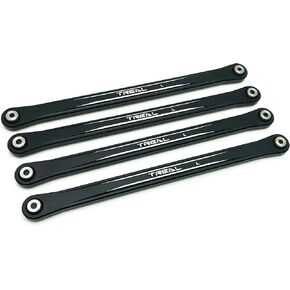 Treal Aluminum 7075 Lower Link Bars (4) Set for Losi LMT (Silver)