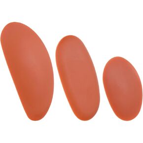 HARFINGTON 3pcs Pottery Ribs, Soft Silicone Rubber Clay Ceramic Sculpting Tools Set for Finishing Shaping and Smoothing Removing Finger Marks