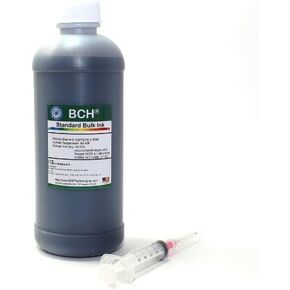 BCH Standard 500 ml (16.9 oz) Black Refill Ink for Epson Printers
