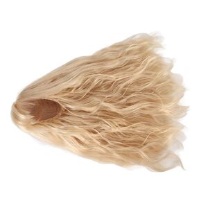 YOUTHINK Long Curly Hair, Artificial High Temperature Silk Doll Wig for 1 6 15.5 17cm Doll (Peach Color)