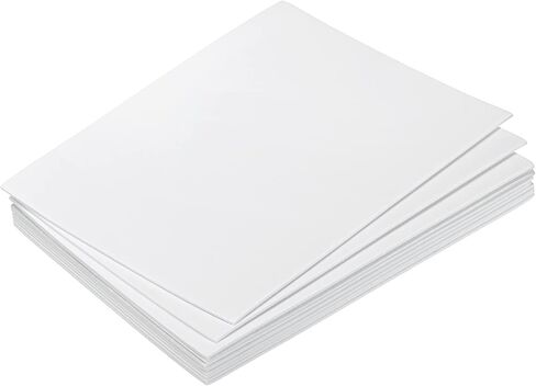 MECCANIXITY EVA Foam Sheets White 7.6 Inch x 5.9 Inch 2mm Thickness for Crafts DIY Pack of 10 in Saudi Arabia