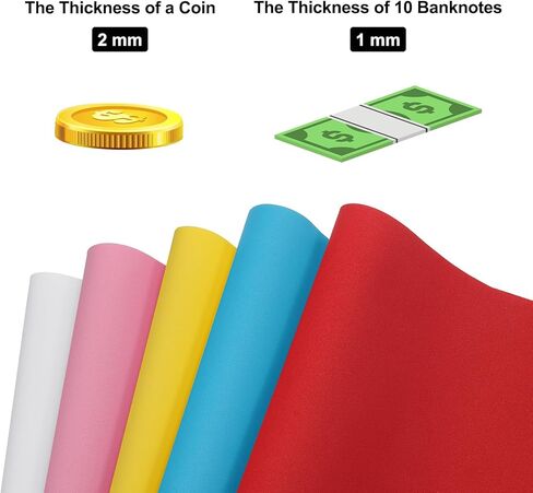 MECCANIXITY EVA Foam Sheets White 7.6 Inch x 5.9 Inch 2mm Thickness for Crafts DIY Pack of 10 in Saudi Arabia
