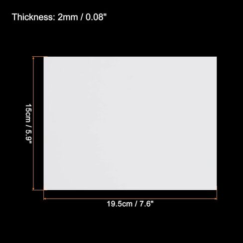 MECCANIXITY EVA Foam Sheets White 7.6 Inch x 5.9 Inch 2mm Thickness for Crafts DIY Pack of 10 in Saudi Arabia
