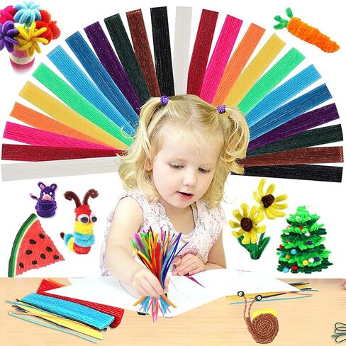 500 قطعة من أعواد الشمع الحرفية، 13 لونًا من أعواد الشمع القابلة للانحناء، أعواد النحت القابلة لإعادة الاستخدام، أعواد الشمع اللزجة للحرف اليدوية الخاصة بالمستلزمات الفنية in Kuwait