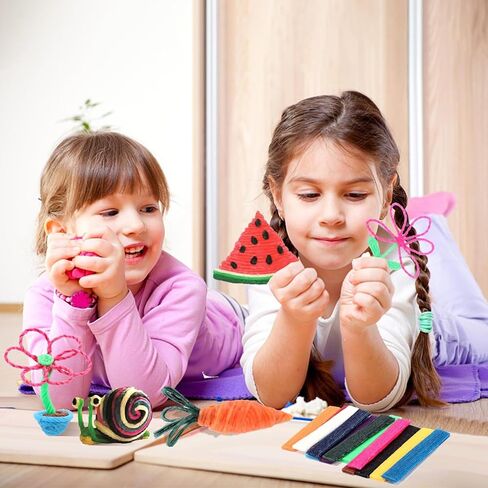 500 قطعة من أعواد الشمع الحرفية، 13 لونًا من أعواد الشمع القابلة للانحناء، أعواد النحت القابلة لإعادة الاستخدام، أعواد الشمع اللزجة للحرف اليدوية الخاصة بالمستلزمات الفنية in Kuwait