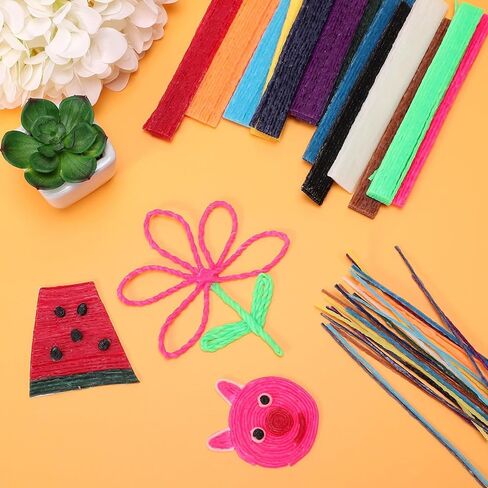 500 قطعة من أعواد الشمع الحرفية، 13 لونًا من أعواد الشمع القابلة للانحناء، أعواد النحت القابلة لإعادة الاستخدام، أعواد الشمع اللزجة للحرف اليدوية الخاصة بالمستلزمات الفنية in Kuwait