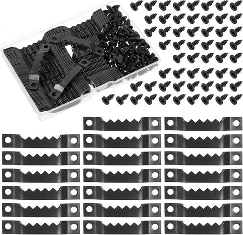 100 Pcs Sawtooth Picture Hangers Black Steel Photo Frame Hanging Hangers Picture Hanger with 200Pcs Screws for Hanging Clock Paintings Artwork Picture Frame Hook Photos in Saudi Arabia
