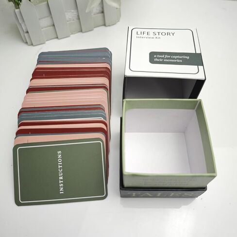 150 بطاقة مجموعة أدوات مقابلة قصة الحياة، مجموعة أدوات مقابلة قصة الحياة، مجموعة أدوات مقابلة قصة الحياة الرائعة من أجل ليلة اللعب العائلية مع الآباء والأجداد in Kuwait