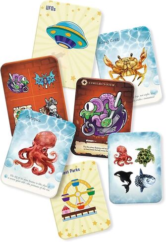 Wonderful World: Touch It! Marine Life - Sensory Party Card Game, Identify Pictures by Touch, Fun & Competitive, Family Ages 6+, 2-6 Players, 10 Mins in Saudi Arabia