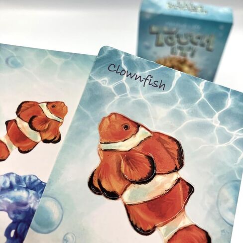 Wonderful World: Touch It! Marine Life - Sensory Party Card Game, Identify Pictures by Touch, Fun & Competitive, Family Ages 6+, 2-6 Players, 10 Mins in Saudi Arabia
