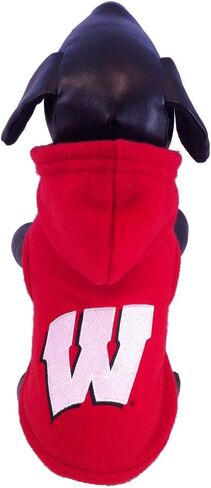 NCAA Collegiate Polar Fleece Hooded Dog Jacket (Tiny) in Saudi Arabia