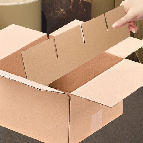 Glass Divider for Moving Box: Glassware Packing Boxes Cardboard Kit for Moving Dishes Wine Cup - Shipping Packing Supplies for Moving Fits 16 x 12 x 12 Inch Box in Kuwait